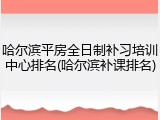 哈尔滨平房全日制补习培训中心排名(哈尔滨补课排名)