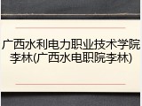 广西水利电力职业技术学院李林(广西水电职院李林)