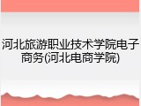 河北旅游职业技术学院电子商务(河北电商学院)