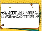 大连轻工职业技术学院怎么样好吗(大连轻工职院如何)