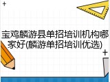 宝鸡麟游县单招培训机构哪家好(麟游单招培训优选)