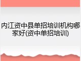 内江资中县单招培训机构哪家好(资中单招培训)