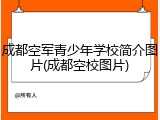 成都空军青少年学校简介图片(成都空校图片)