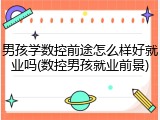 男孩学数控前途怎么样好就业吗(数控男孩就业前景)