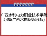 广西水利电力职业技术学院苏超(广西水电职院苏超)
