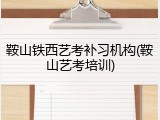 鞍山铁西艺考补习机构(鞍山艺考培训)