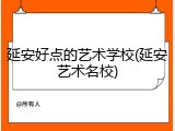 延安好点的艺术学校(延安艺术名校)