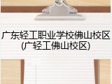 广东轻工职业学校佛山校区(广轻工佛山校区)
