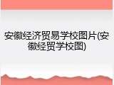 安徽经济贸易学校图片(安徽经贸学校图)