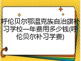 呼伦贝尔鄂温克族自治旗补习学校一年费用多少钱(呼伦贝尔补习学费)