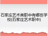 石家庄艺术类职中有哪些学校(石家庄艺术职中)