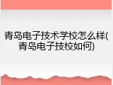 青岛电子技术学校怎么样(青岛电子技校如何)