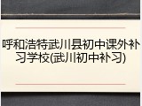 呼和浩特武川县初中课外补习学校(武川初中补习)