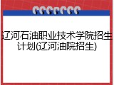 辽河石油职业技术学院招生计划(辽河油院招生)