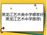 黑龙江艺术类中学哪家好(黑龙江艺术中学推荐)
