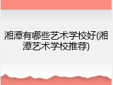 湘潭有哪些艺术学校好(湘潭艺术学校推荐)