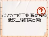 武汉第二轻工业 职高官网(武汉二轻职高官网)