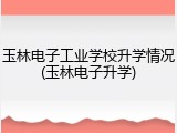 玉林电子工业学校升学情况(玉林电子升学)