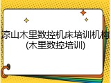凉山木里数控机床培训机构(木里数控培训)