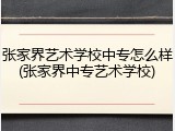 张家界艺术学校中专怎么样(张家界中专艺术学校)