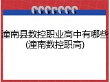 潼南县数控职业高中有哪些(潼南数控职高)