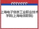 上海电子信息工业职业技术学院(上海电信职院)