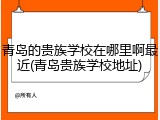 青岛的贵族学校在哪里啊最近(青岛贵族学校地址)