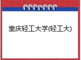 重庆轻工大学(轻工大)