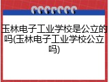 玉林电子工业学校是公立的吗(玉林电子工业学校公立吗)