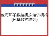 威海环翠数控机床培训机构(环翠数控培训)