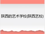 陕西的艺术学校(陕西艺校)