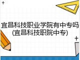 宜昌科技职业学院有中专吗(宜昌科技职院中专)