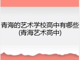 青海的艺术学校高中有哪些(青海艺术高中)