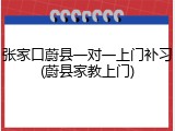 张家口蔚县一对一上门补习(蔚县家教上门)