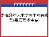 娄底好的艺术学校中专有哪些(娄底艺术中专)