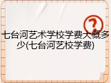 七台河艺术学校学费大概多少(七台河艺校学费)