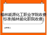 榆林能源化工职业学院收费标准(榆林能化职院收费)
