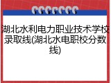 湖北水利电力职业技术学校录取线(湖北水电职校分数线)