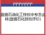 盘锦石油化工技校中专怎么样(盘锦石化技校评价)