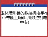 玉林陆川县的数控机电学校中专能上吗(陆川数控机电中专)