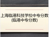 上海临港科技学校中专分数(临港中专分数)