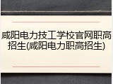 咸阳电力技工学校官网职高招生(咸阳电力职高招生)