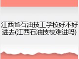 江西省石油技工学校好不好进去(江西石油技校难进吗)
