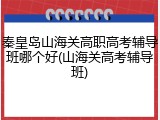 秦皇岛山海关高职高考辅导班哪个好(山海关高考辅导班)