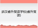 武汉睿升复读学校(睿升复读)