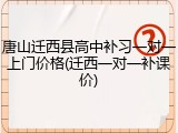唐山迁西县高中补习一对一上门价格(迁西一对一补课价)