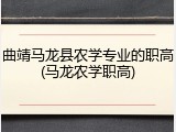 曲靖马龙县农学专业的职高(马龙农学职高)