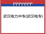 武汉电力中专(武汉电专)