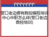 营口老边哪有数控编程培训中心中职怎么样(营口老边数控培训)