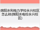 绵阳水利电力学校永兴校区怎么样(绵阳水电校永兴校区)